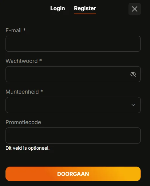 Registratie en inloggen